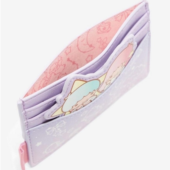 Sanrio Loungefly Little Twin Stars Mini Backpack & Cardholder Set, NWT. - Picture 6 of 8